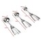 Kitcheniva Stainless Steel Ice Cream Scoops With Trigger Handle Set of 3